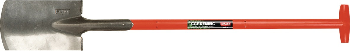 Gärtnerspaten Fiber 5001 mit T-Griff 285 x 180 mm von POLET – Polyamid-Stiel, gehärtet