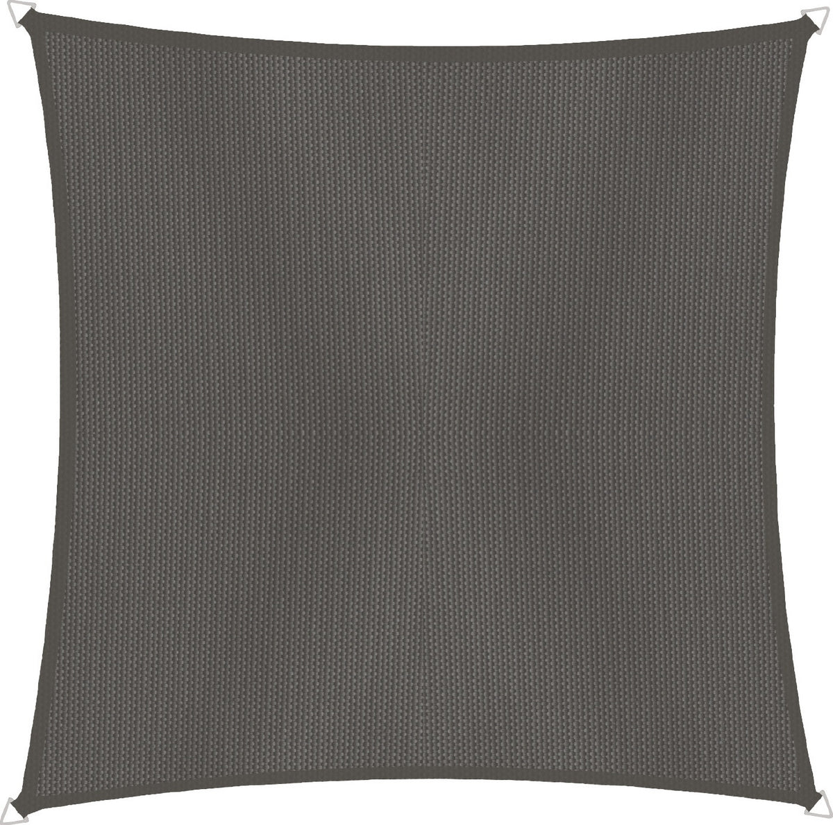 Sonnensegel CANNES QU 4x4 m anthrazit von WINDHAGER – UV-Schutz 50+, wind- und wasserabweisend
