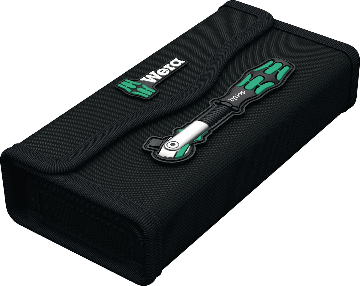 WERA Steckschlüsselsatz 8100 SA 6, 28-teilig, 1/4 Zoll, SW 5-13 mm, 72 Zähne