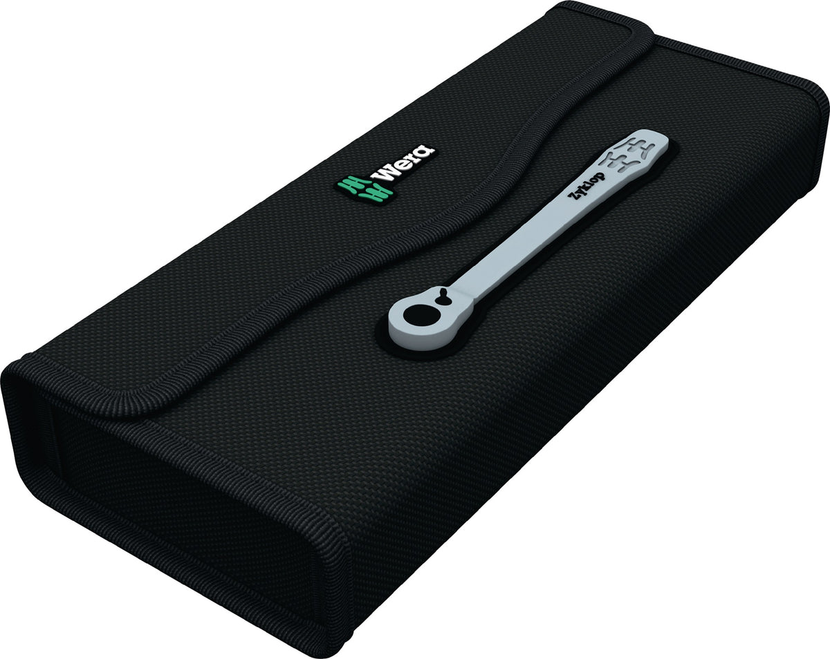 WERA Steckschlüsselsatz Zyklop Metal 28-tlg. 1/2 Zoll SW 10-19 mm mit 76 Zähnen