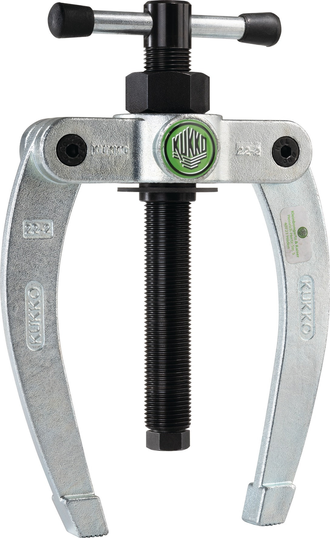 KUKKO Gegenstütze 22-1 für Bohrungen 5-40 mm – Zugkraft 3000 kg aus Spezialstahl
