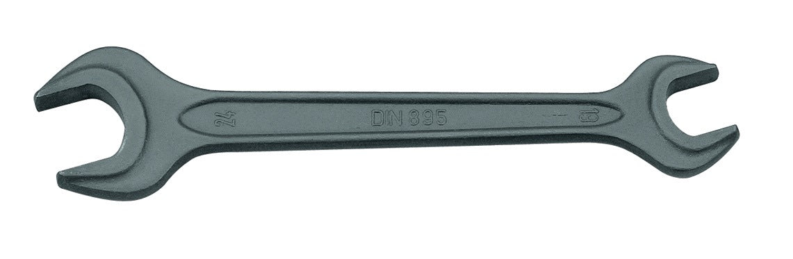 NORDWEST Doppelmaulschlüssel 895 10x13 mm, CV-Stahl, schwarz, DIN 895 – 120 mm