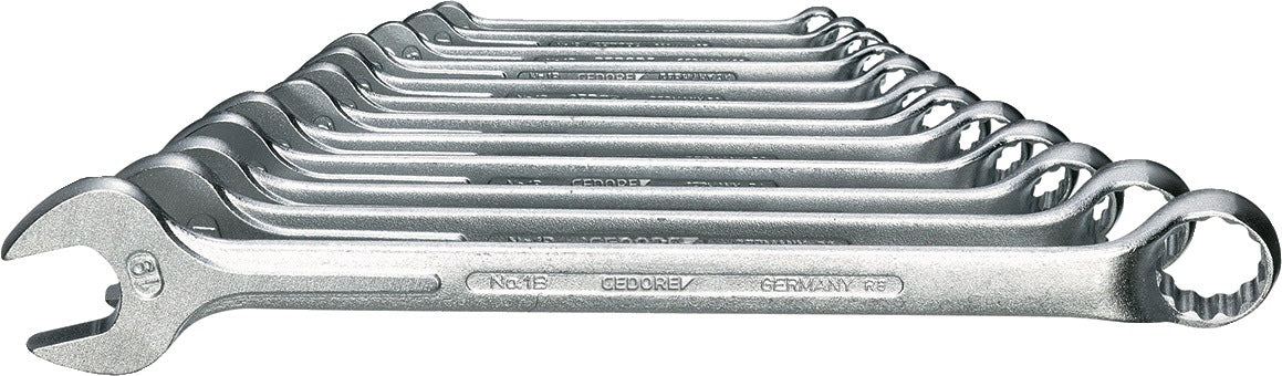 GEDORE Ringmaulschlüsselsatz 1 B-08 8-tlg. SW 10-24mm Form B CV-Stahl