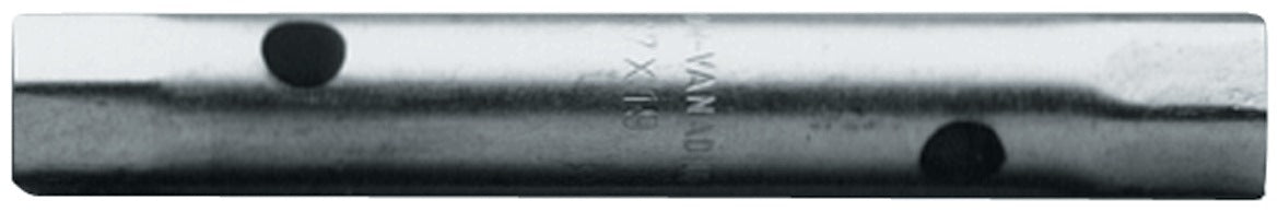 PROMAT Rohrsteckschlüssel SW 6x7 mm, Länge 100 mm, verchromt, DIN 896 – nahtloser Steckschlüssel