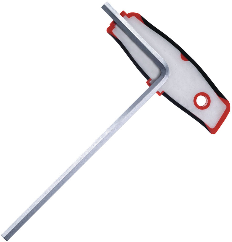 Wiha Stiftschlüssel mit Quergriff 334DS SW 3 mm, Klingenlänge 100 mm, mit Seitenabtrieb, Chrom-Vanadium-Stahl