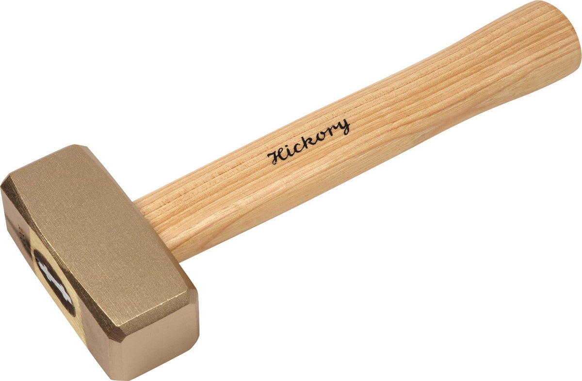 Fäustel Kopf-G. 1000g funkenfrei ENDRES TOOLS aus Aluminium-Mehrstoff-Bronze mit Hickorystiel