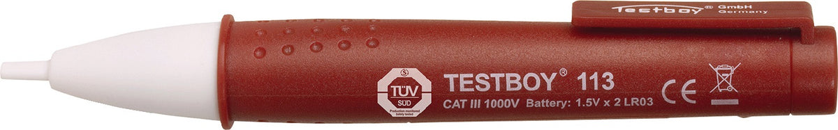 Spannungstester TB 113 von TESTBOY – Berührungslose Spannungsprüfung 12-1000 V AC