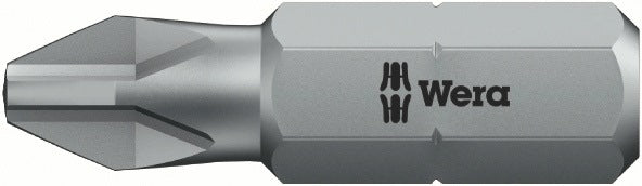 WERA Bitgroßpackung 1/4 Zoll PH 2 L.25mm DIN ISO 1173, Form C 6,3 – 20 Bits in Kunststoffbox