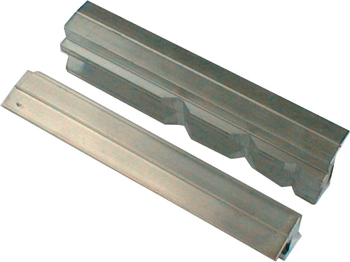 HAARHAUS Schraubstockschutzbacke 47/5 P – Aluminium Prismen für 100 mm Backen