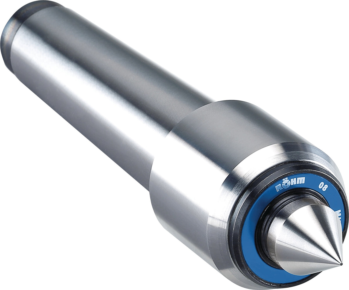 RÖHM Zentrierspitze Slim MK3 mitlaufend – 60° Spitzenwinkel, 0,005 mm Rundlauf
