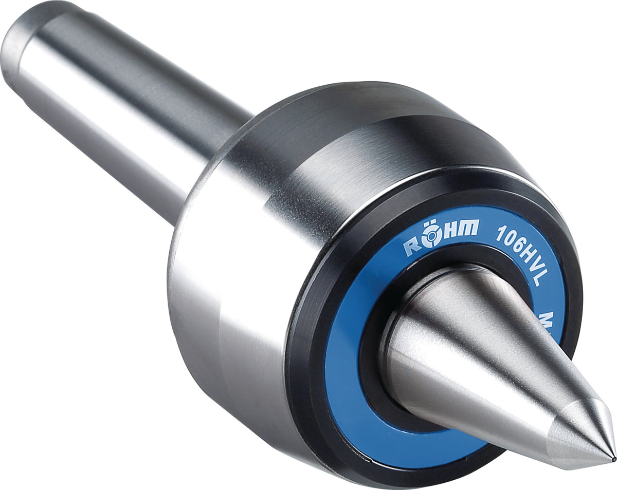 RÖHM Zentrierspitze HVL Pro MK2 mitlaufend mit verlängerter Laufspitze – 60° Spitzenwinkel, 7000 min-¹
