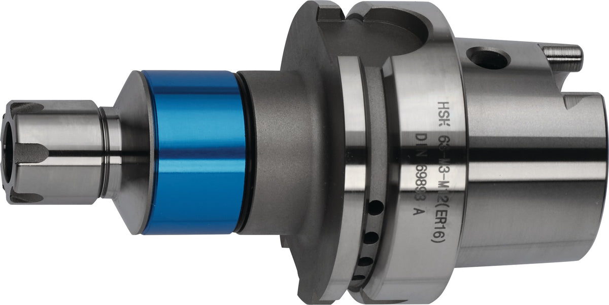 PROMAT Gewindeschneidfutter Synchron HSK-A63 M3-M12 DIN 69893A Längenausgleich