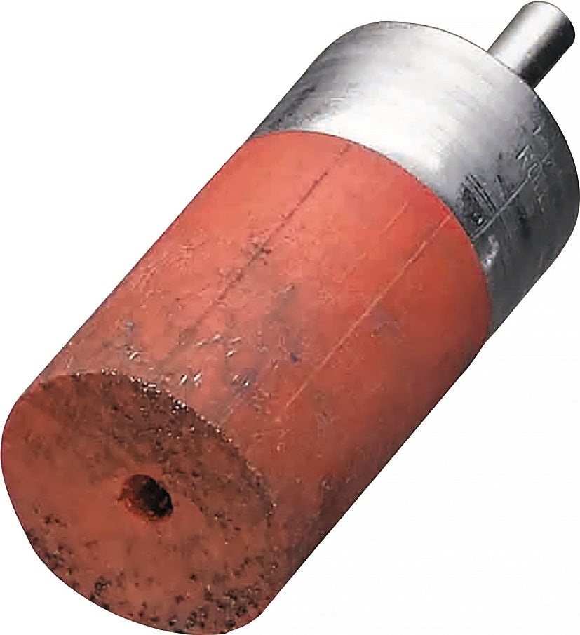 LESSMANN Sicherheits-Pinselbürste Ø 22 mm, Drahtstärke 0,3 mm, Stahl, Schaft-Ø 6 mm