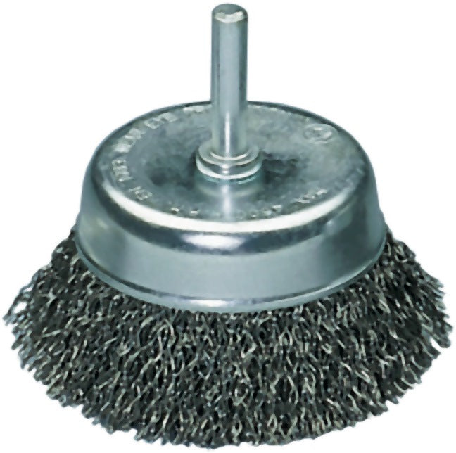 OSBORN Topfbürste 75 mm mit 6 mm Schaft für Stahl und Guss, 4500 min-¹