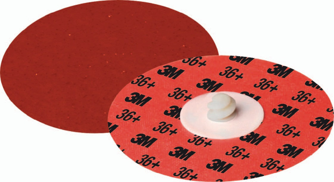 3M Schleifscheibe 984F Roloc™ Ø 50,8 mm Körnung 36+ für Edelstahl, Stahl, Aluminium – 50 Stück
