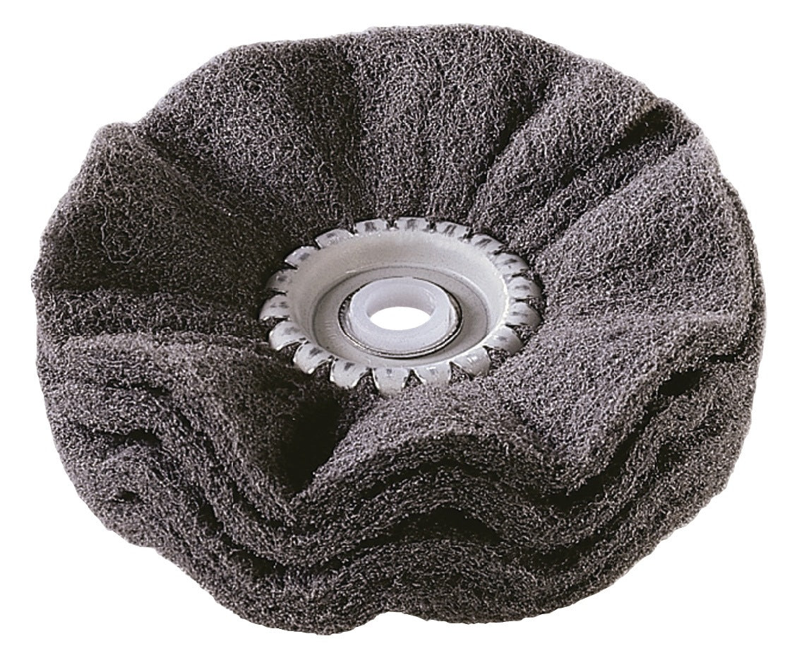 OSBORN Satinierring LIPPRITE® Ø 100 mm, Bohrung 10 mm, mittel/4-lagig – für Stahl, Edelstahl, NE-Metalle
