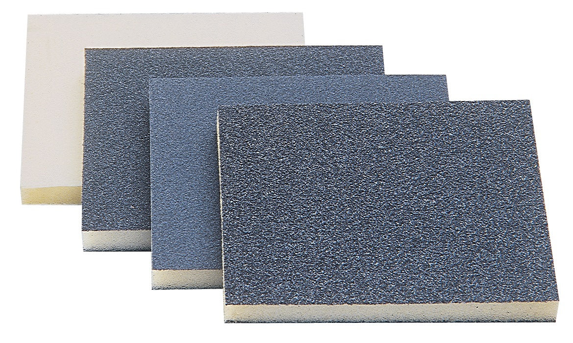PROMAT Schleifmatte 123x98 mm K60 medium – 24 Stück für Holz, Lack, Metall und Kunststoff