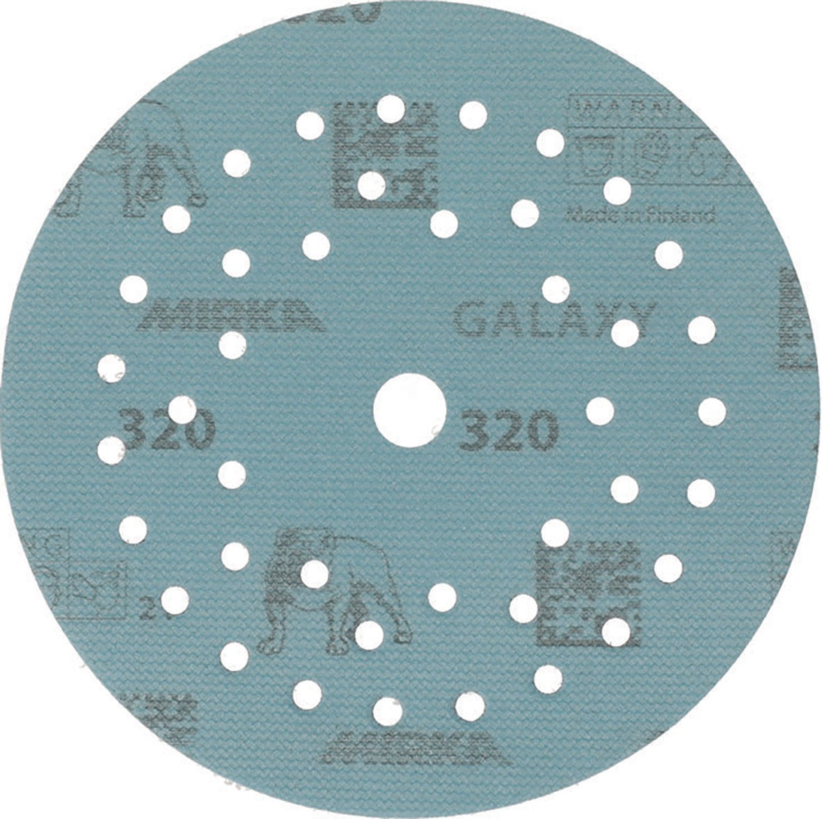 MIRKA GALAXY Grip Multifit Haftschleifscheibe 125 mm K80 Keramik/Korund 50 Stk.