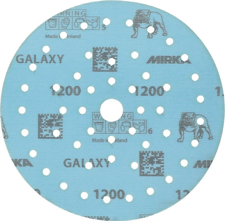 MIRKA GALAXY Grip Multifit Haftschleifscheibe 125 mm K80 Keramik/Korund 50 Stk.