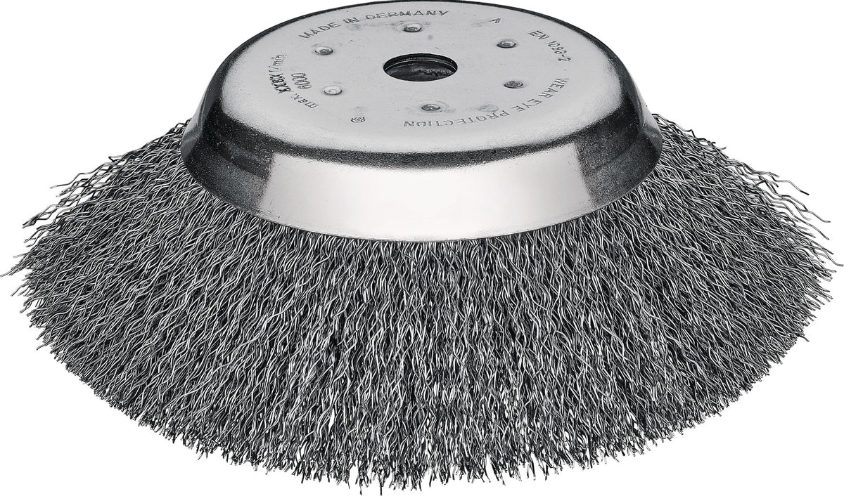 LESSMANN Rundbürste KBMK 165/180 mm, Bohrung 25,4/12 mm, PBT, 2,5 mm Drahtstärke