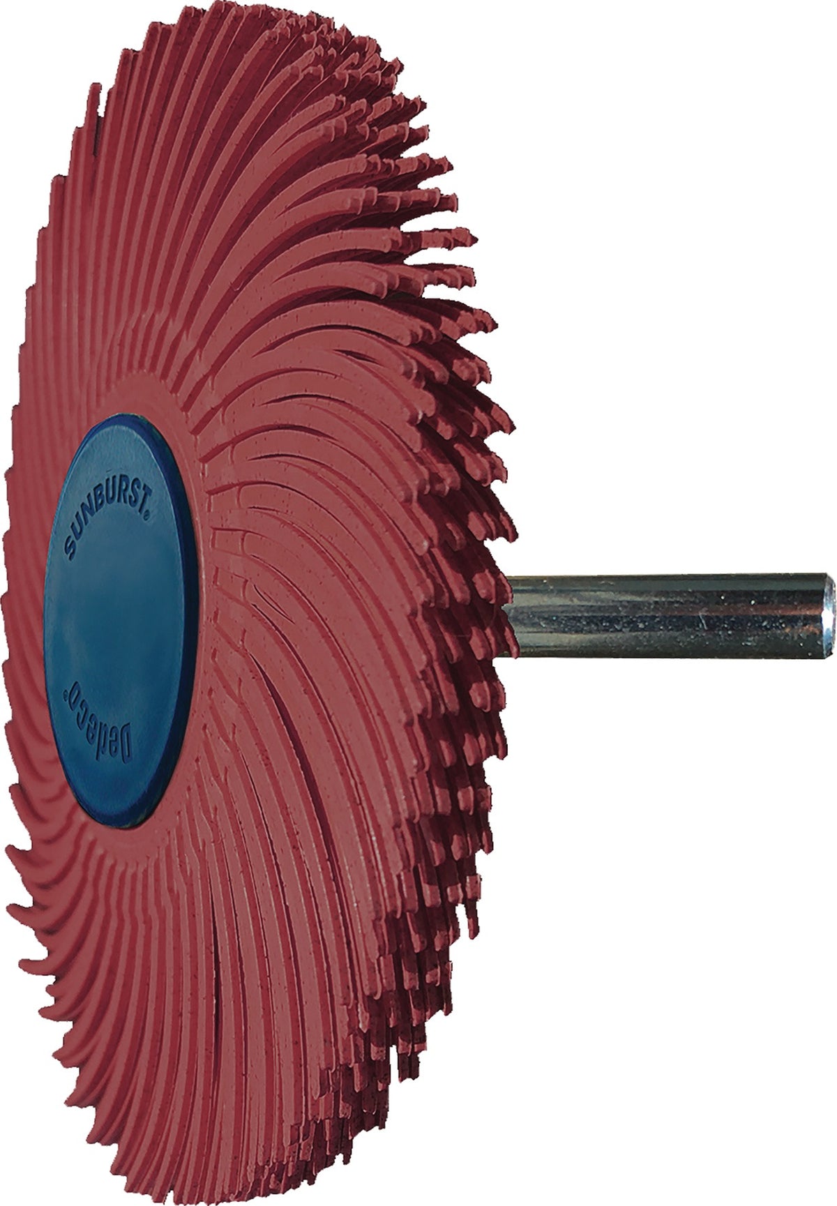 TYROLIT Radialbürstenscheibe Sunburst D.51mm K.80 Gelb – Flexibles Entgraten & Polieren