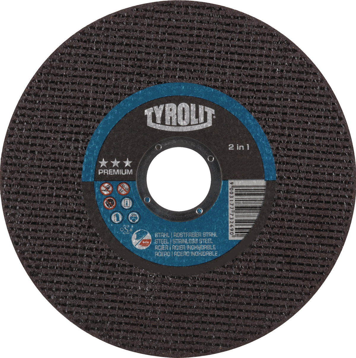 TYROLIT Trennscheibe PREMIUM D125 x 1 mm gerade Bohrung 22,23 mm Dose 10 Stück