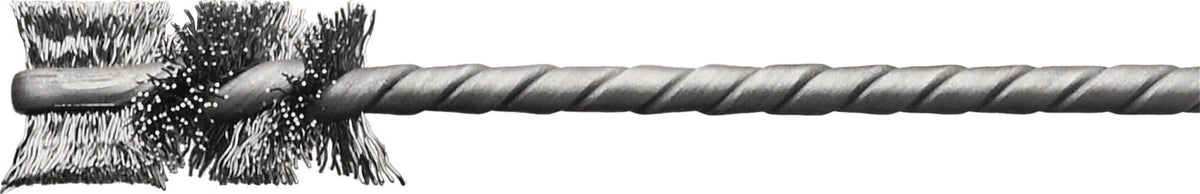 LESSMANN Innenbürste D.3,2mm K600 0,8mm Draht Besatzlänge 25mm – Mikroabrasiv für Rohre