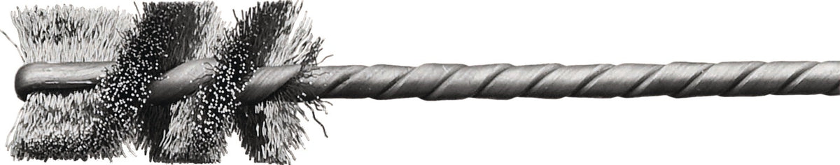 LESSMANN Innenbürste D.3,2mm K600 0,8mm Draht Besatzlänge 25mm – Mikroabrasiv für Rohre