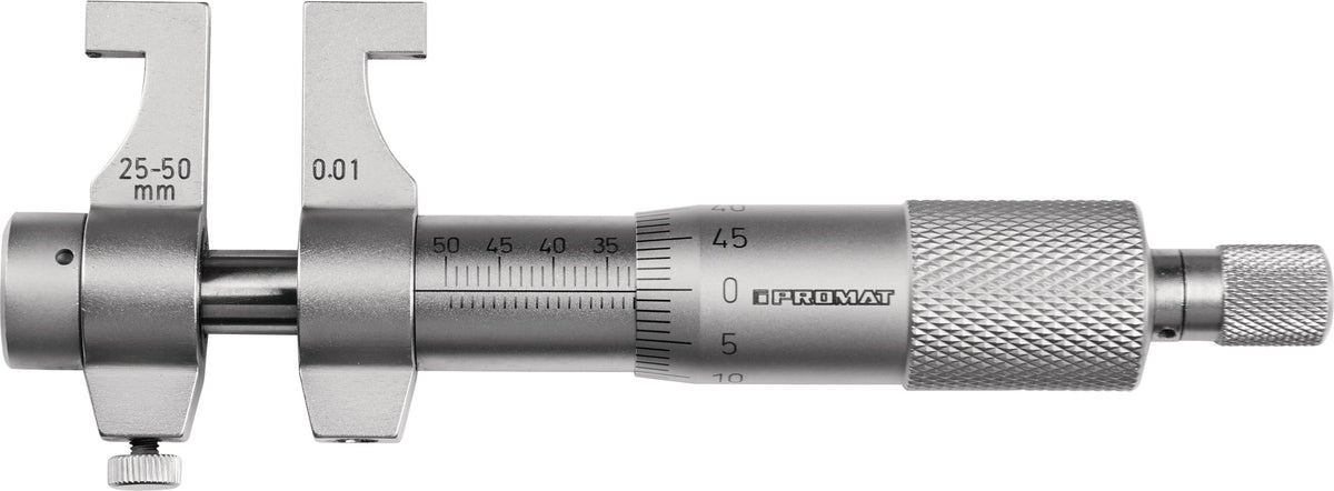PROMAT Schnabelinnenmessschraube 5-30 mm – Präzisions-Innenmessschraube mit Gefühlsratsche