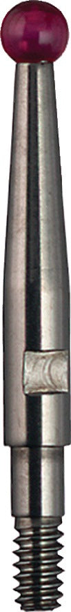 KÄFER Messeinsatz Kugel Ø 0,4 mm, Länge 11,8 mm, M1,6 Gewinde, Hartmetall für Fühlhebelmessgeräte