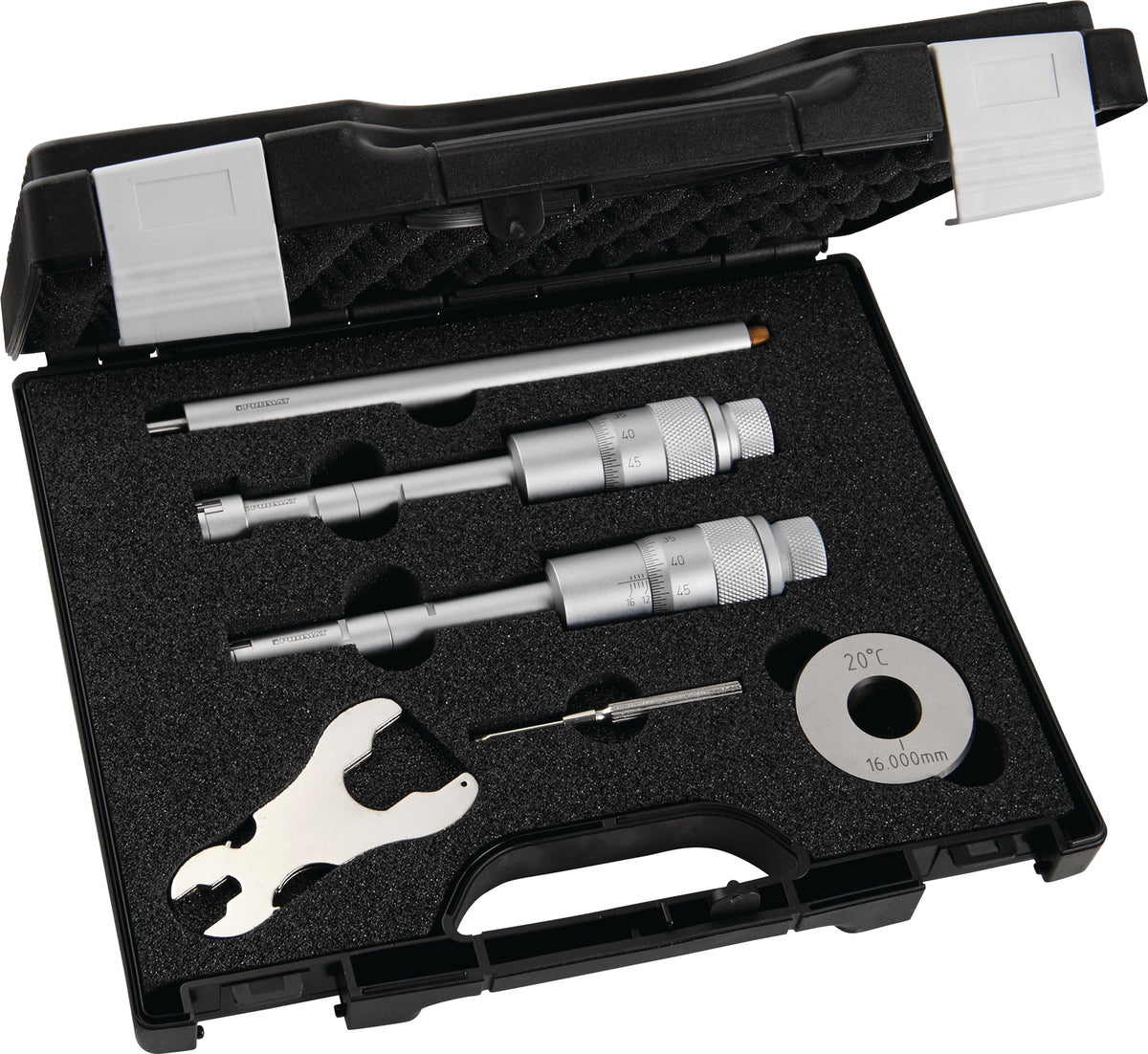 PROMAT Innenmessschraubensatz DIN 863 12-20 mm Dreipunktausführung 2-teilig