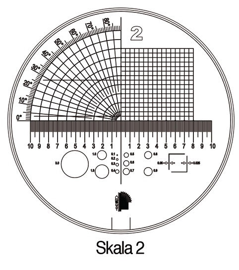Messskala Tech-Line Skala-Ø 25/2,5 mm Duo-Skala von SCHWEIZER – Präzision für feinste Messungen