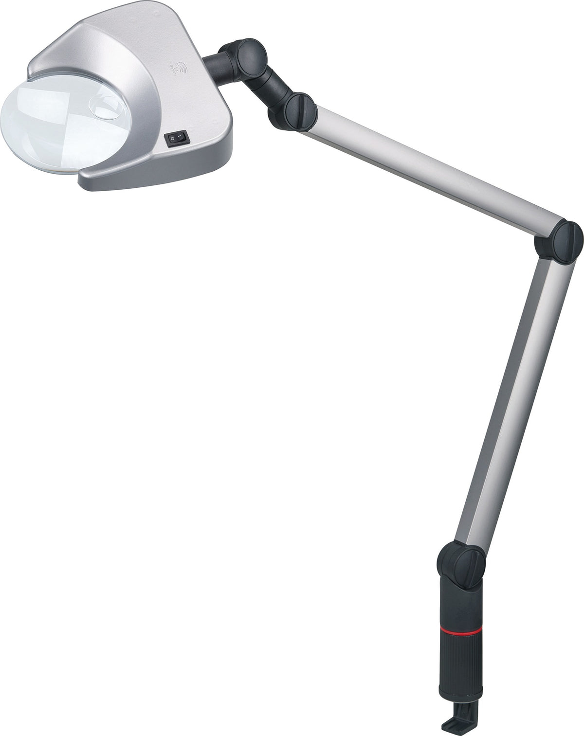 SCHWEIZER Lupenleuchte Tech-Line LED 2x/3x Vergrößerung, Glaslinse Ø 120/31,5 mm