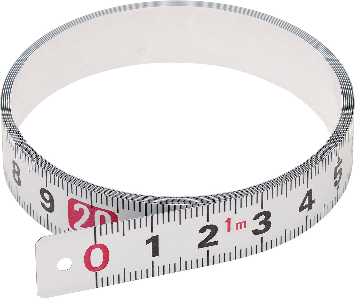 Tajima PIT MEASURE selbstklebendes Bandmaß 1 m, Bandbreite 13 mm, Maßanfang links