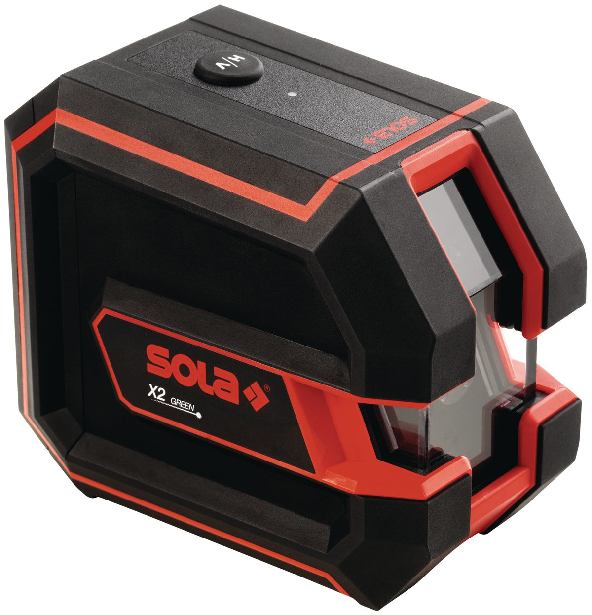 SOLA Kreuzlinienlaser X2 GREEN PROFESSIONAL – grüne Laserlinien, 30 m, ±0,20 mm/m, IP54