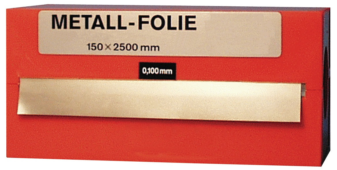 RECORD Metallfolie 0,300 mm Stahl 2500 x 150 mm Präzisionsfolie zum Justieren