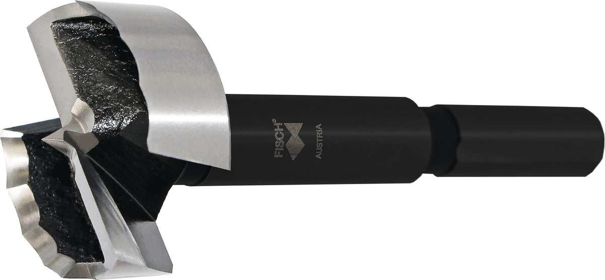 FISCH-TOOLS Forstnerbohrer Type 0317 Wave Cutter Ø 15 mm, Schaft-Ø 8 mm, Gesamtlänge 90 mm