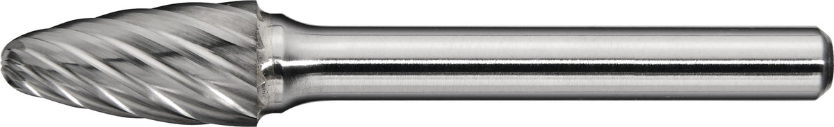 PROMAT Frässtift RBF INOX Ø10 mm Hartmetall Normalverzahnung fein, Schaft-Ø 6 mm