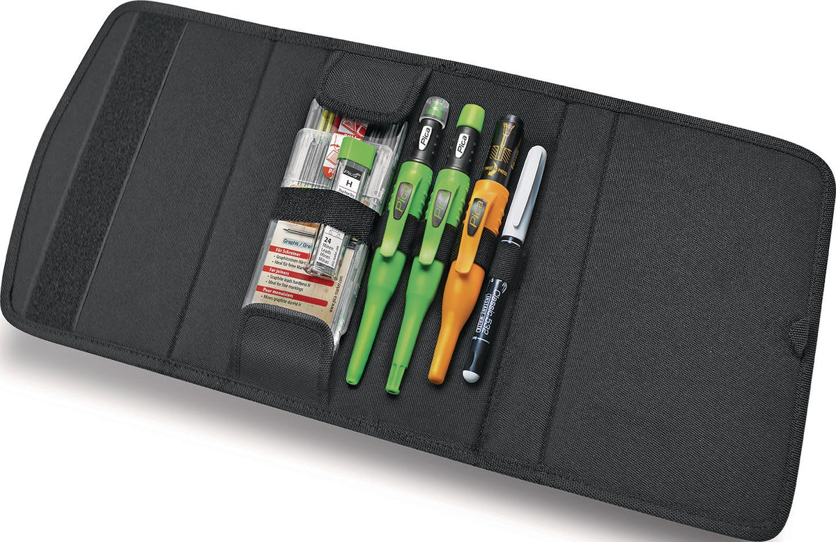 PICA Bau-/Tieflochmarker Master-Set Schreiner sortiert – Profi-Markierset für Holz & Bau
