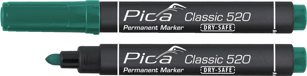 PICA Permanentmarker Classic schwarz mit Rundspitze 1-4 mm – 10 Stück