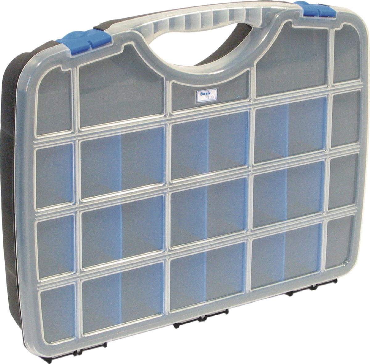 NORDWEST Sortimentskasten Basic Line 312x238x51 mm mit 24 Fächern und Profilraster