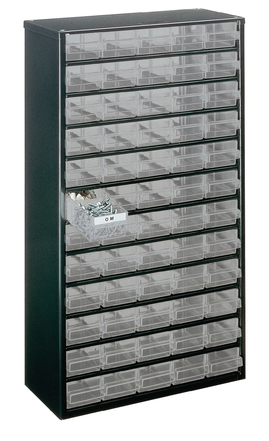 RAACO Kleinteilemagazin 8 Schubladen galvanisiertes Stahlblech 306x150x552 mm