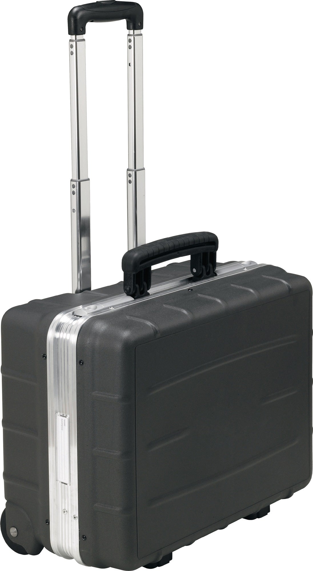 PROMAT Schalenkoffer rollbar 42 l Polypropylen, Alurahmen, 4 Werkzeugtafeln, 25 kg