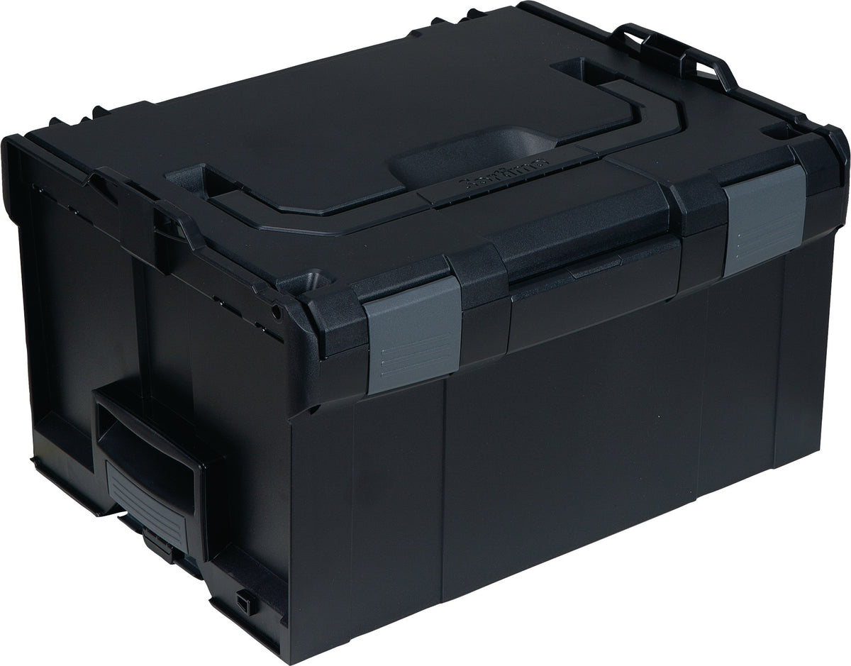 BS SYSTEMS Werkzeugkoffer L-BOXX 102 mit transparentem Deckel – stapelbar, ABS, 445 x 358 x 118 mm