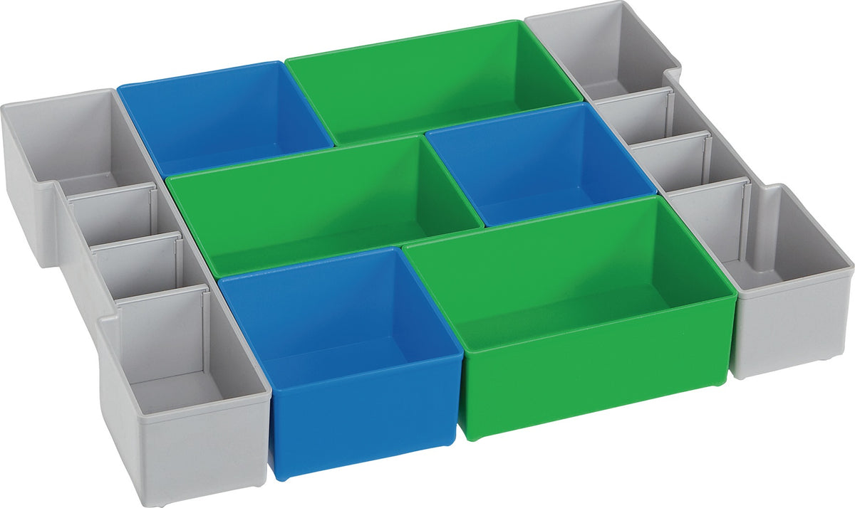 BS SYSTEMS Einteilungsset L-BOXX® K3 LB 102, 24 Fächer, grau, 378x313x65 mm