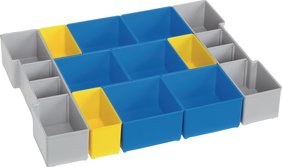 BS SYSTEMS Einteilungsset L-BOXX® K3 LB 102, 24 Fächer, grau, 378x313x65 mm