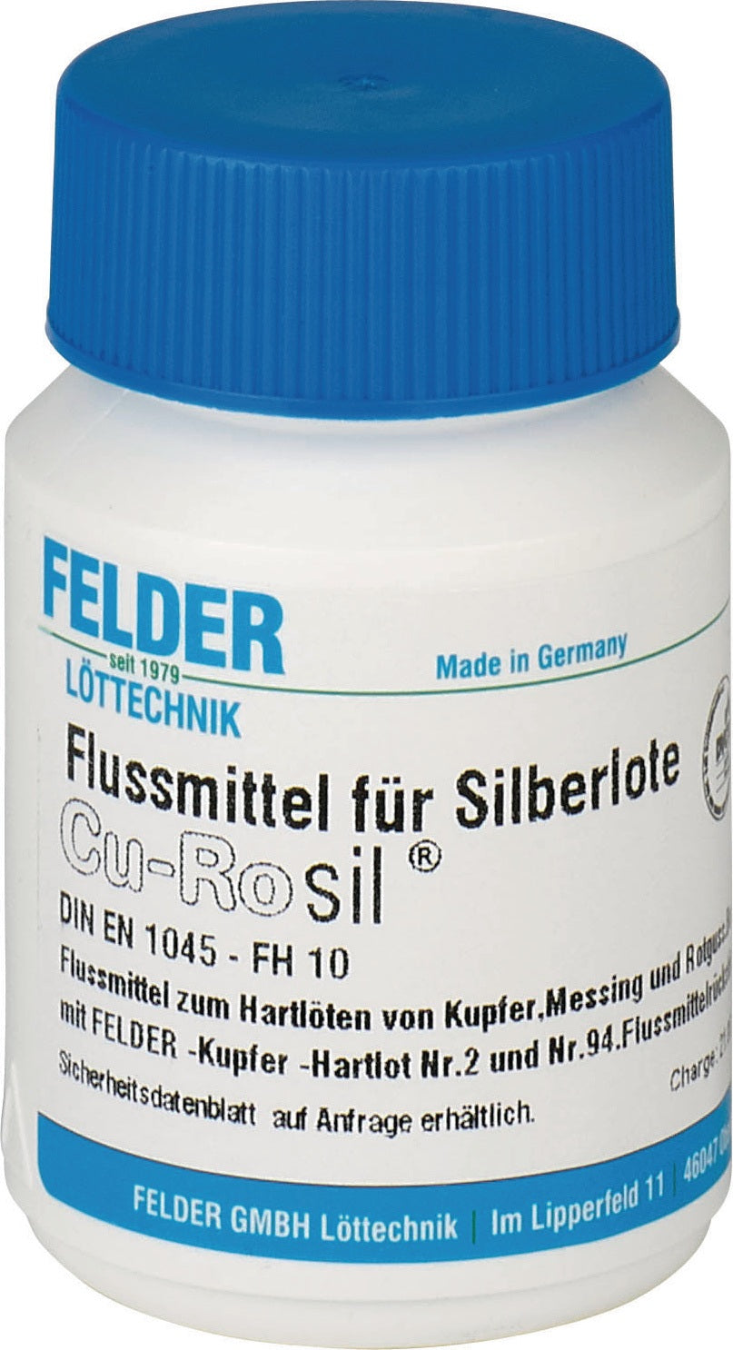 Hartlötpaste Cu-Rosil® 500-800 °C 100 g FELDER – für Kupferrohre, Messing- und Rotgussfittings