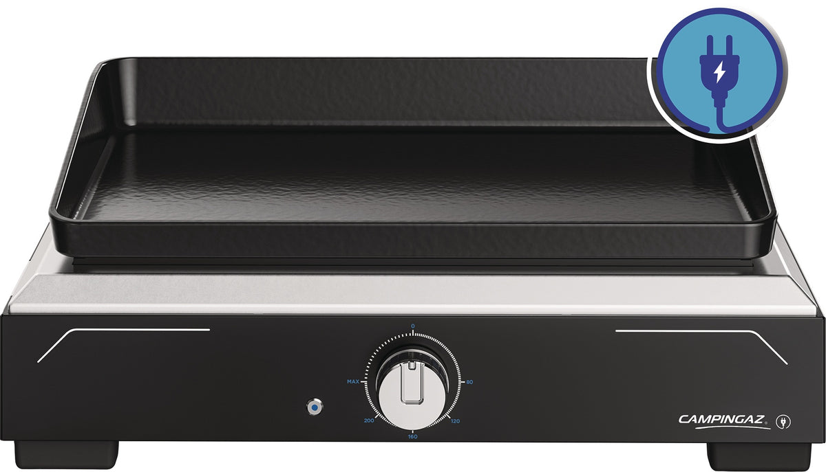 Elektrogrill Plancha Electric 1 XD von CAMPINGAZ mit gusseiserner Kontaktgrillplatte, 2,1 kW, 1350 cm²