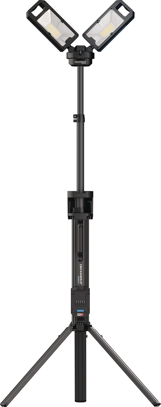 SCANGRIP LED-Strahler TOWER 5 CONNECT 45 W 2500-5000 lm IP30 mit Schnellfaltsystem