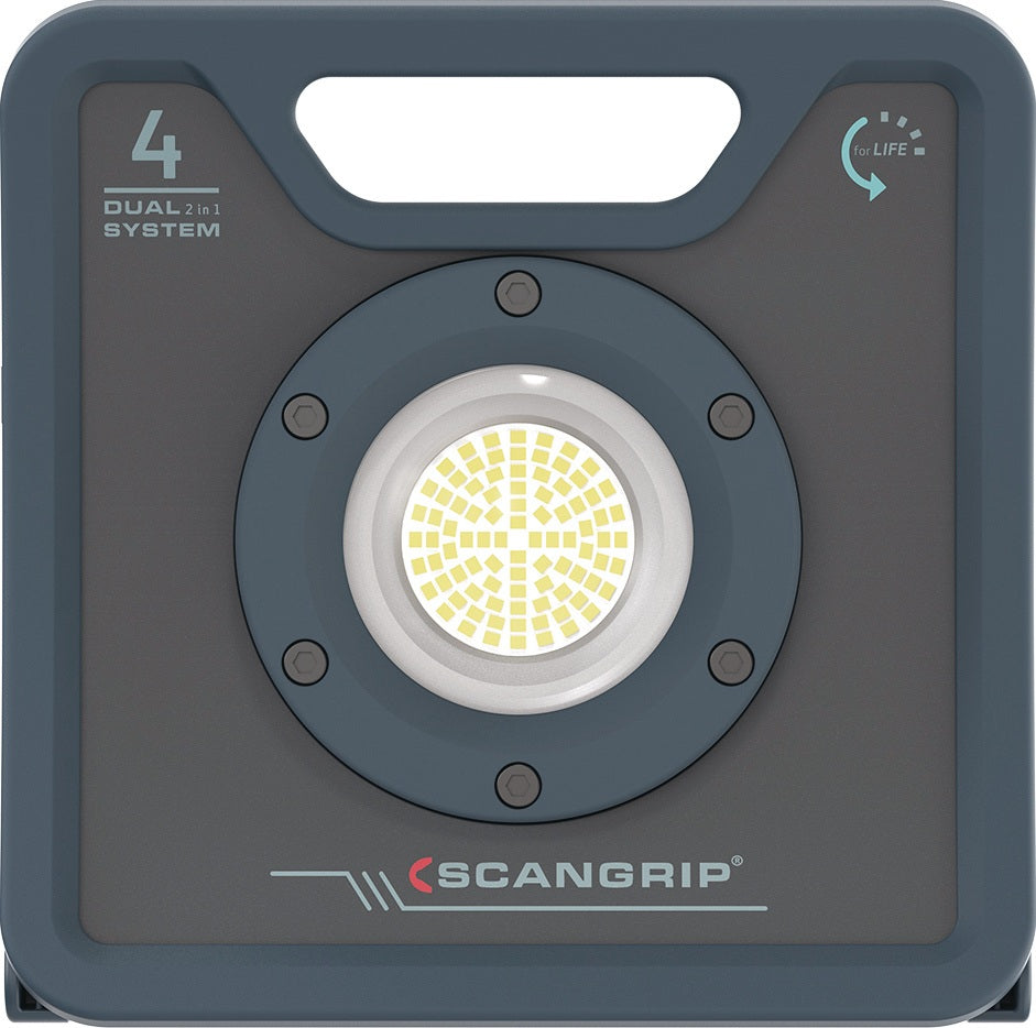 SCANGRIP Akku-Arbeitsleuchte NOVA 4C+R 30 W, 400-4000 lm, IP67, 5700K